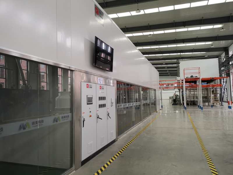 噴粉生產線設備工程案例